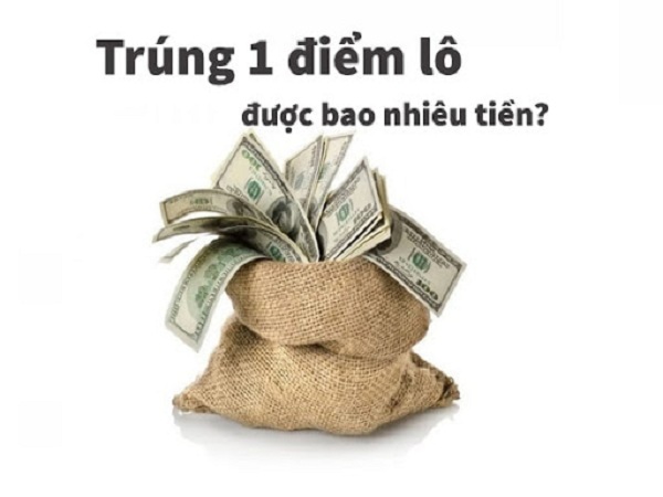 1 điểm lô bao nhiêu tiền